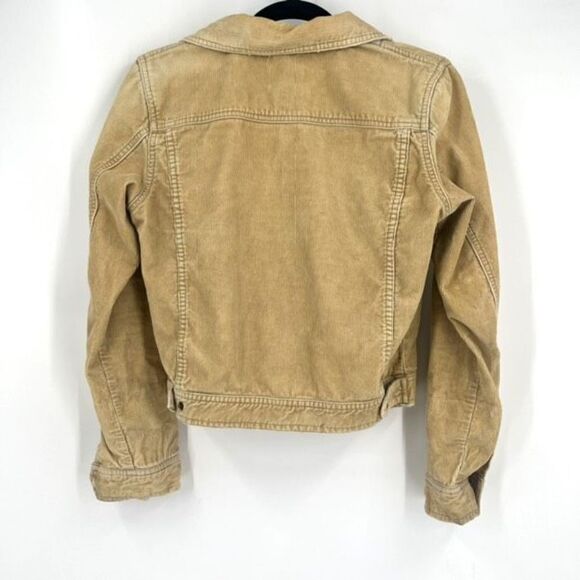 American Eagle Tan Corduroy Jacket medium - Picture 2 of 6